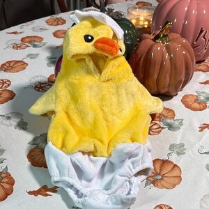 Adorable Yellow Duckling Baby Costume